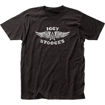Iggy Pop Iggy & The Stooges Mens T Shirt Rock and Roll Music Classic Band Black