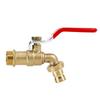 High Flows Metal Outdoor Water Faucet with 1/2 Inch Thread Connection Quick Fixing for Garden Car Washing & Hand Basins