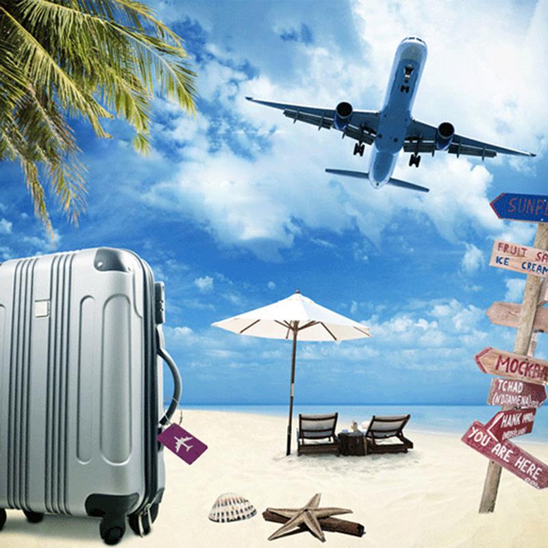 Aluminum Alloy Travel Luggage Tags Baggage Suitcase Address Tag Label