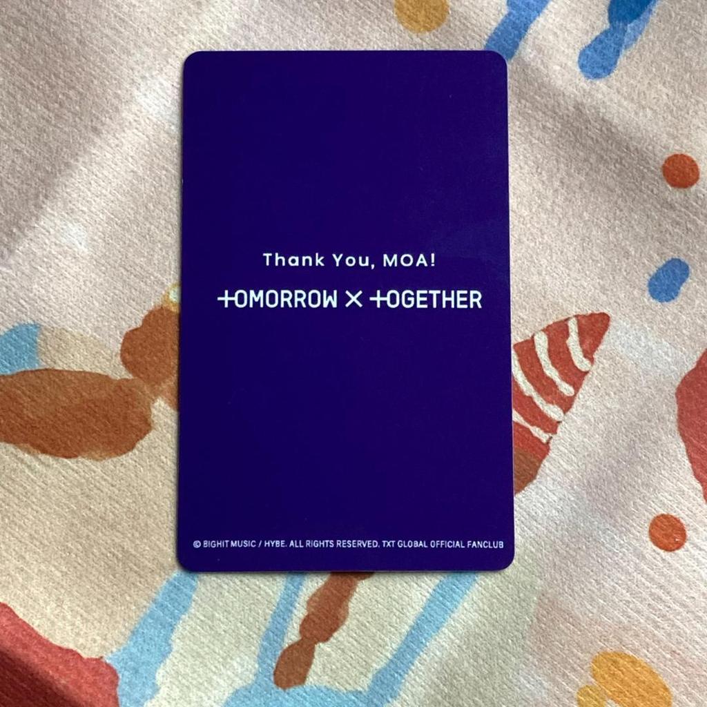 [USED] 2024 Hueningkai TXT Membership MOA Survey Trading Card