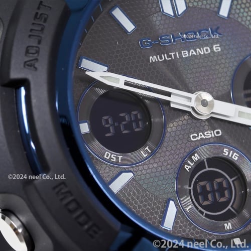 Casio hodinky G-Shock radio solar AWG-M100A-1AJF pánské černé
