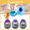 4 Piece Kids Dinosaur Hatch Eggs Magical Creature Hatching Christmas Toys