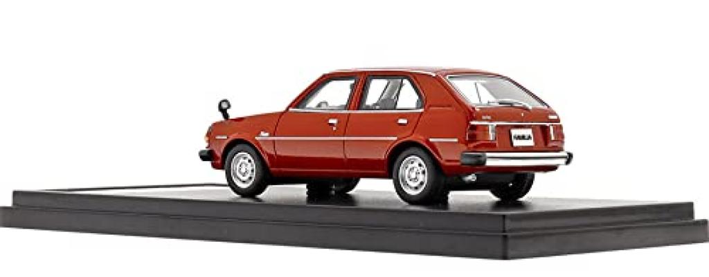 Hi Story Scale Mazda FAMILIA Super Custom Grand Prix Red Finished Product 1/43 (1978)