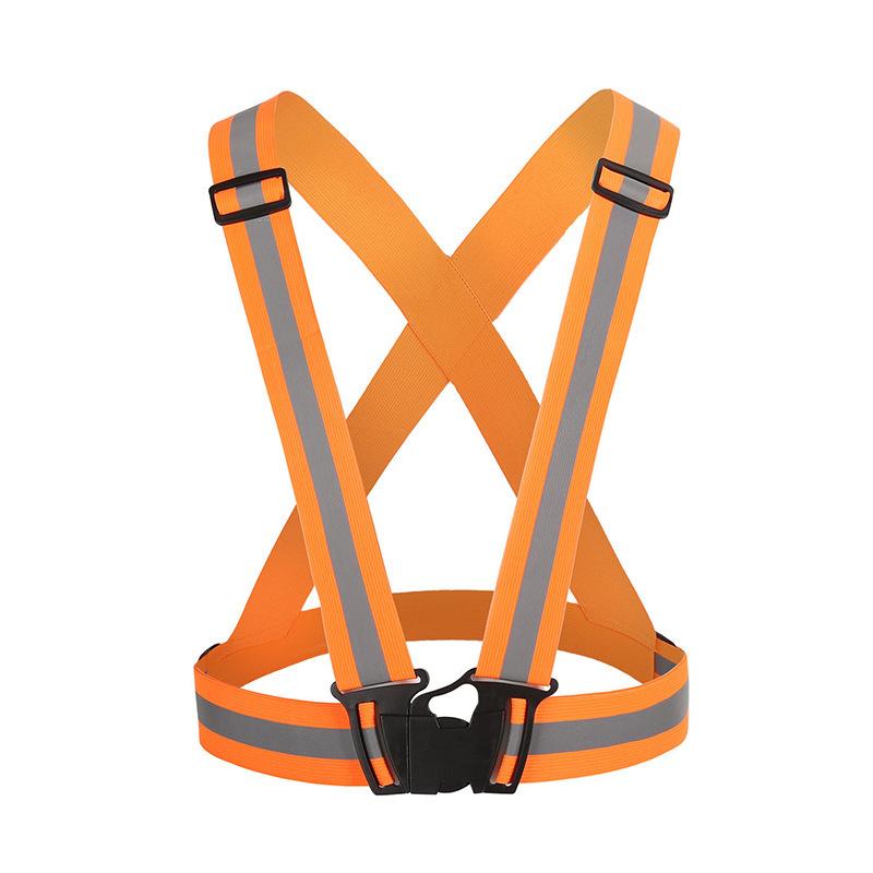Elastic Reflective Safety Vest for Protection, Night Running Clothes, Stretch Straps, Reflective Clothing, Reflective Vest
