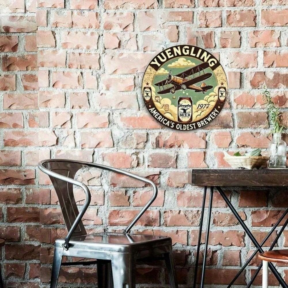 Metal Wall Art Yuengling America Oldest Brewery Bar Decor Beer Poster