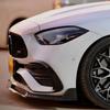 Para Mercedes Benz W206 Clase C Línea AMG 2022-2025 C200 C300 C400 Coche Parachoques Delantero Labio Divisor Spoiler Difusor Kit de Carrocería
