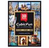 ASSYME Cubic Fan 3D Puzzle Craft No Glue or Tools MC254h Kit, Required, Paris,