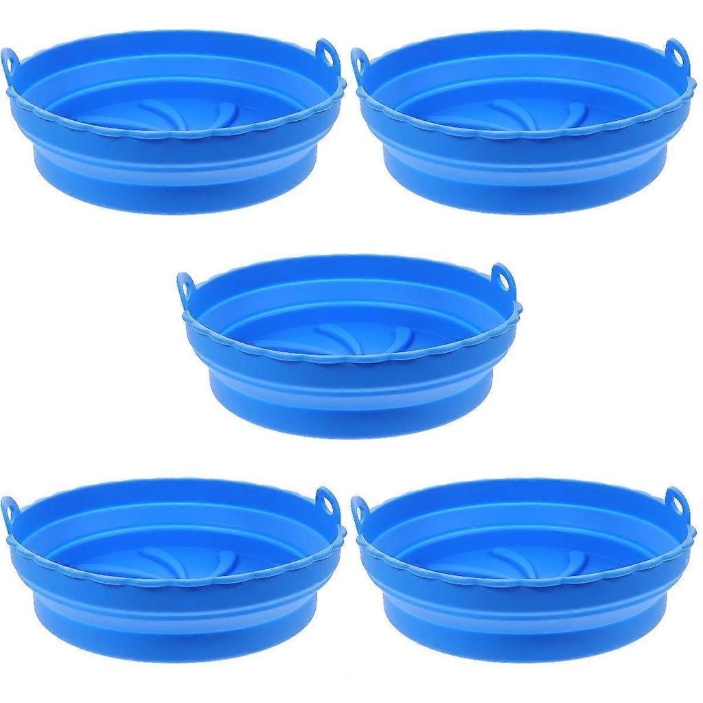 Reusable Air Fryer Silicone Set 5Pcs Pot Liner for Cooking Needs