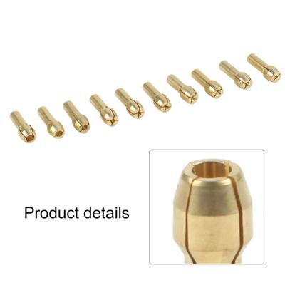 10 piezas para portabrocas de mini taladro 4.2/4.8mm Pinza de cobre para uso en herramientas rotativas