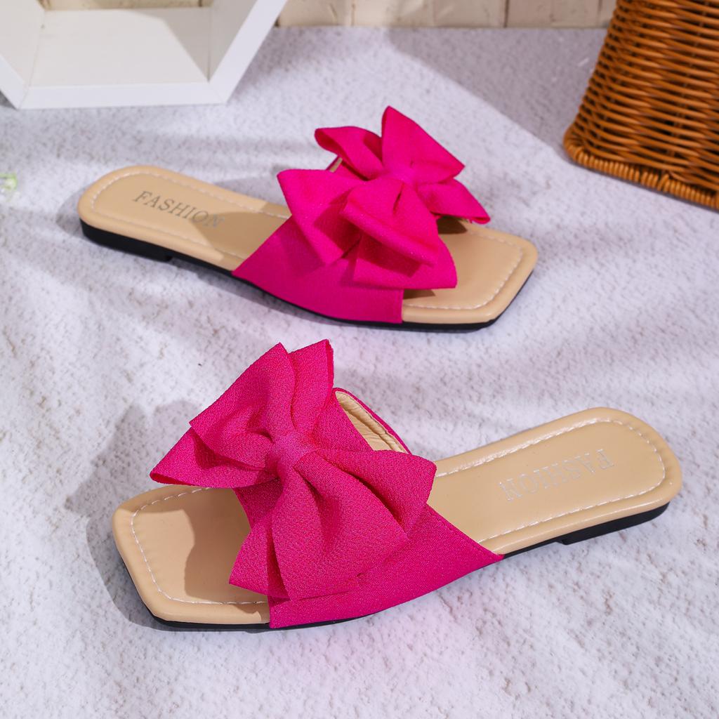 Fashion 2025Summer New Style Women's Designer Brand Open Toe Flat Slippers Comfortable Women's Shoes Casual Slippers Women's Shoes