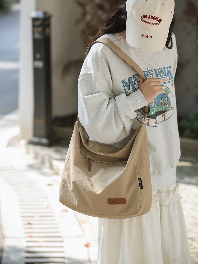 

Japanese Women Men Shoulder Crossbody Bag Large Canvas Messenger Bags for Student 2026 Brand Book Bags Female Handbag Satchels світлого кольору хакі