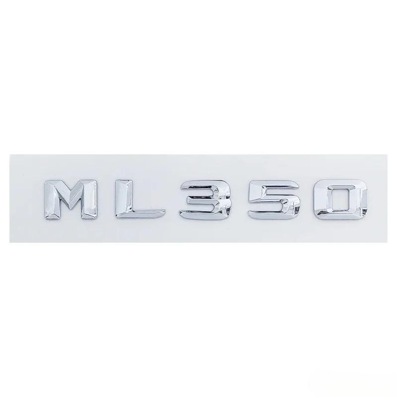 ABS Car Rear Trunk Emblem Sticker Letter Decal for Mercedes Benz C63 A45 E320L E350L S400L A220L ML350 GLS450 CLA260 Accessories