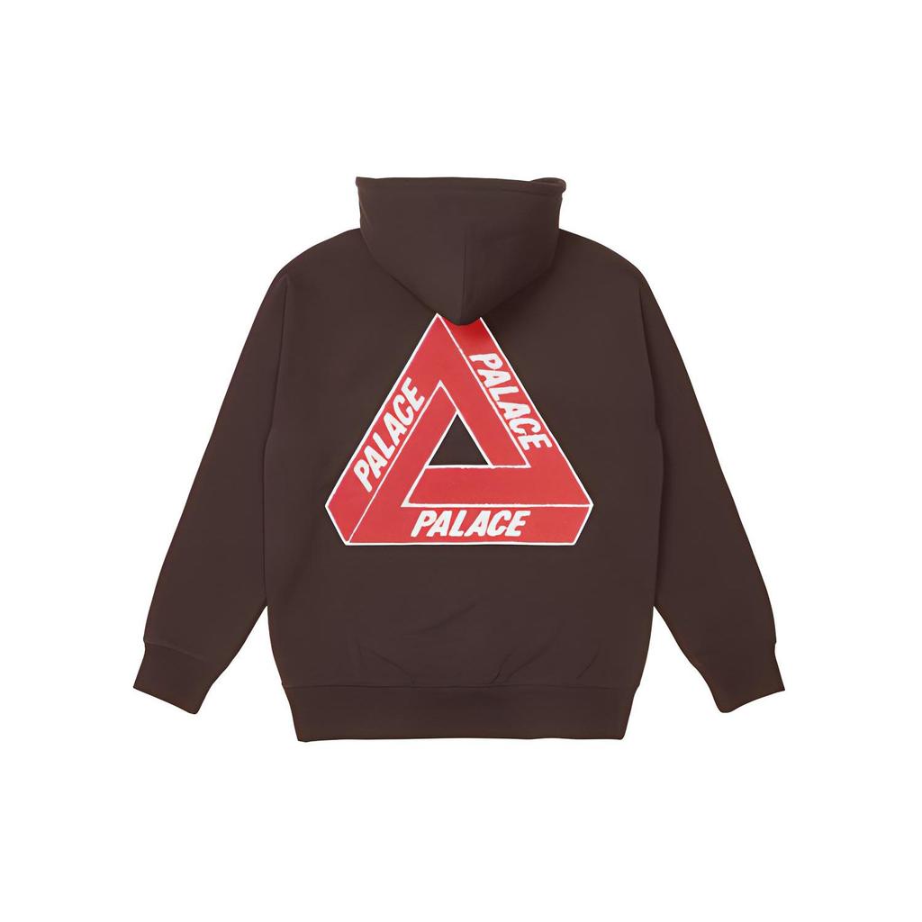 Palace FW21 Ultimo Series Tri-Chenille Hooded Sweatshirt With Triangle Logo Men Hoodies Brown PAL-FW21-316