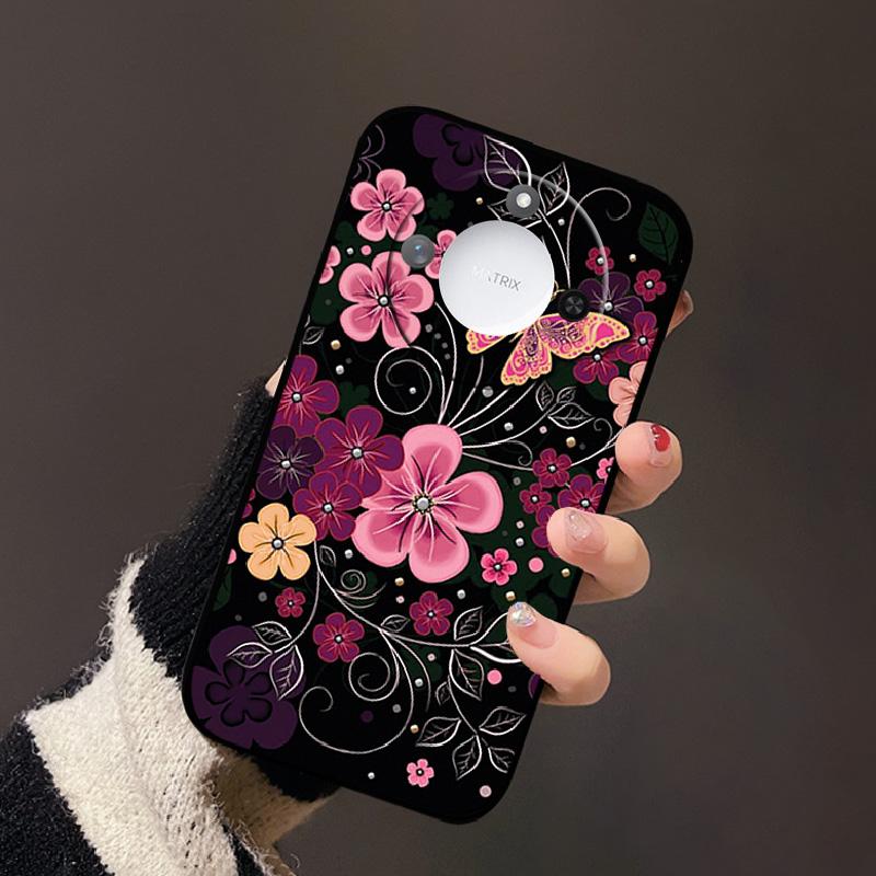 Luxury Cartoon Case For Honor X60 Soft TPU Silicone Phone Back Cover For Huawei Honor X60 BRC-AN00 Shockproof Bumper Phone Bags