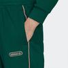 Adidas Originals Sweatpants Lace-Up Cuffed Retro Spliced Knitted Sports Pants Women Bottoms Green HL0032