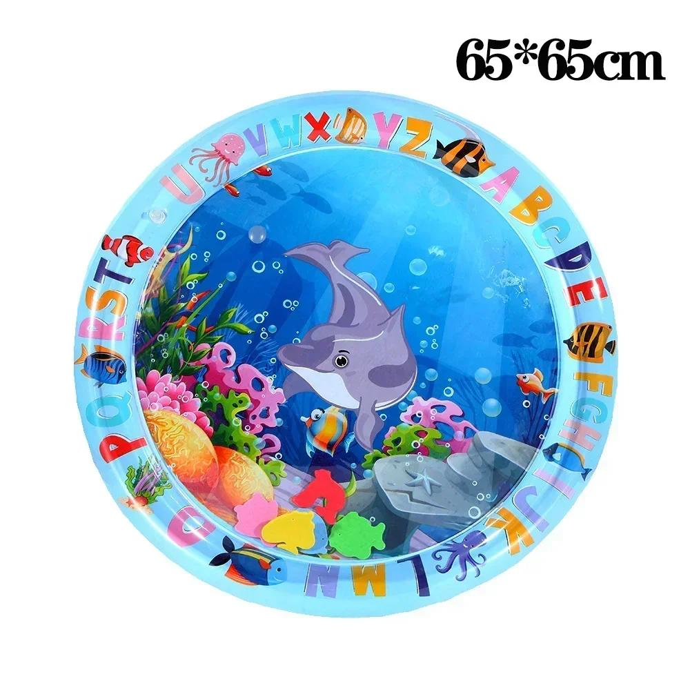 

Inflatable Water Mat Water Sensory Thickened Play Mat For Cat And Dog Pet Playmat With Fish Sea Ocean Theme Water Sensory Toy