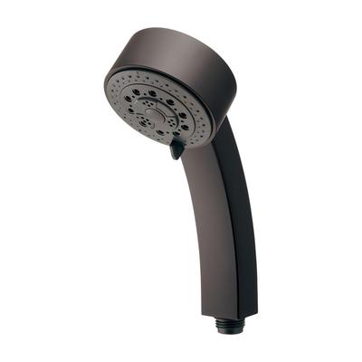 KAKUDAI Massage Shower Matte Black Shower Head with Adapter [356-911-D] // Only, Black,