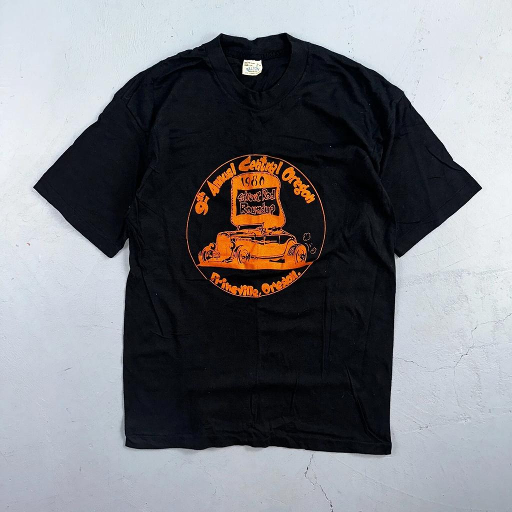 Street Rod Central Oregon 80s VTG T Shirt Belton Cars Racing 1980s Single Stitch