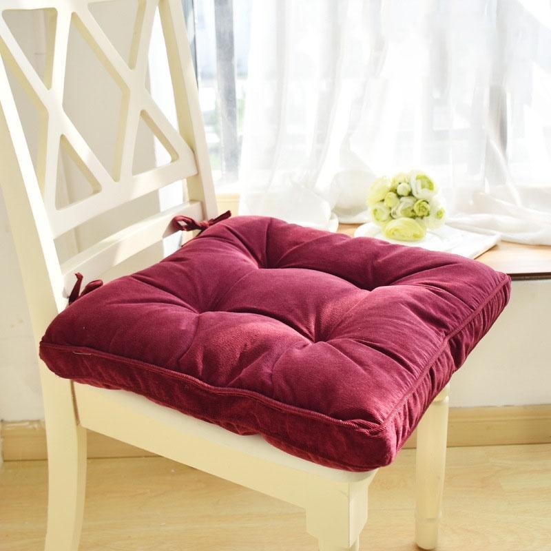 Exquisite Ergonomic Square Chair Cushion With Plush Padding For Ultimate Comfort