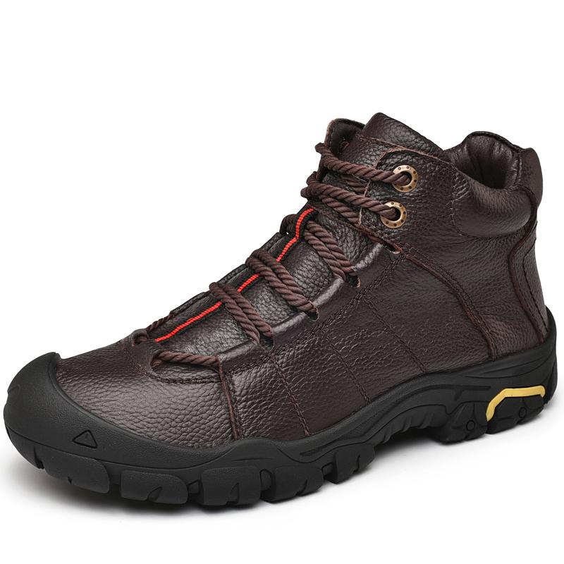 New High-quality Waterproof Hiking Shoes Men Winter Hiking Boots Ladies Outdoor Leisure Sports Shoes Men Winter Fishing Shoes