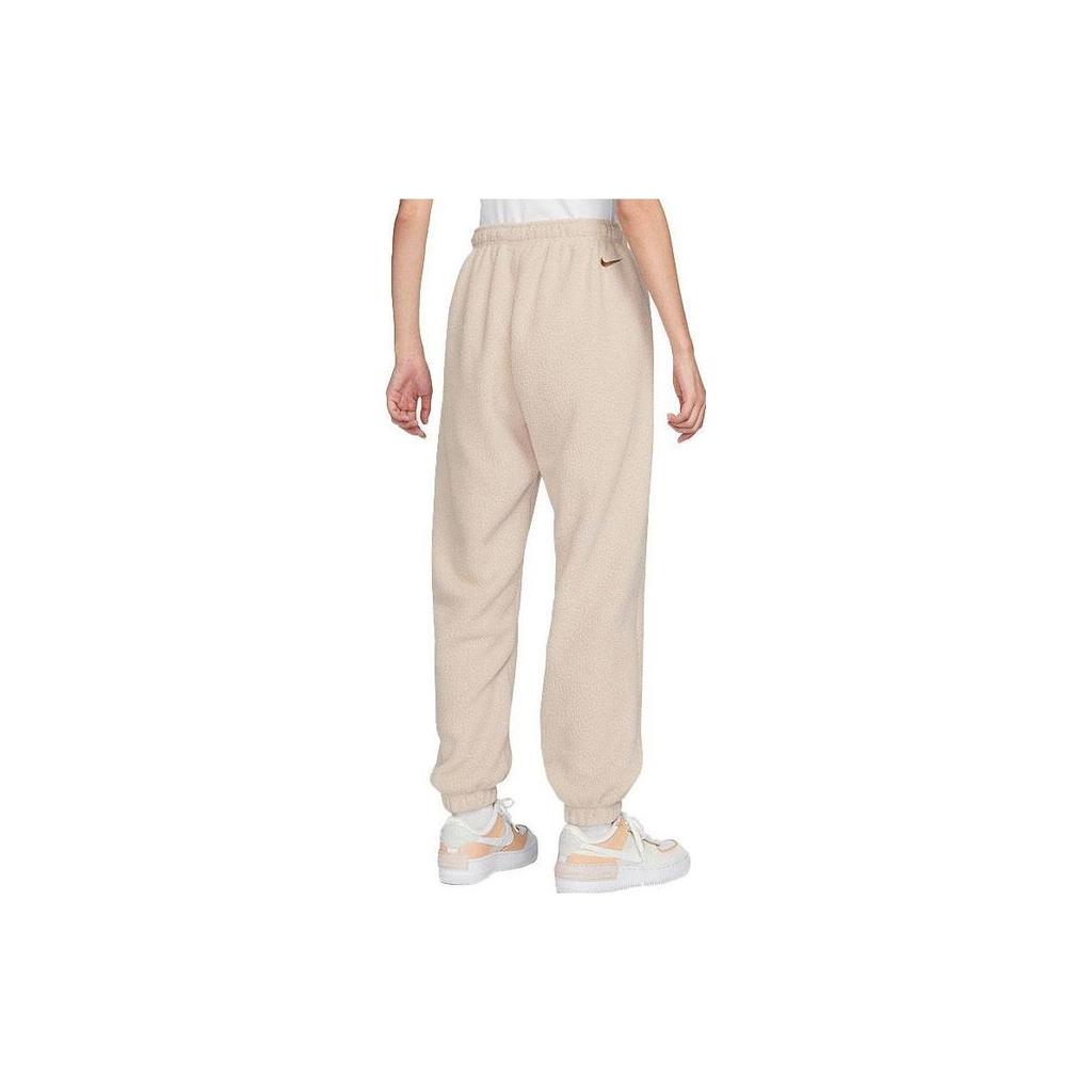 Nike Pantalones Deportivos de Punto con Cordón y Logo Sólido para Mujer, Parte Inferior, Caqui FD4069-126