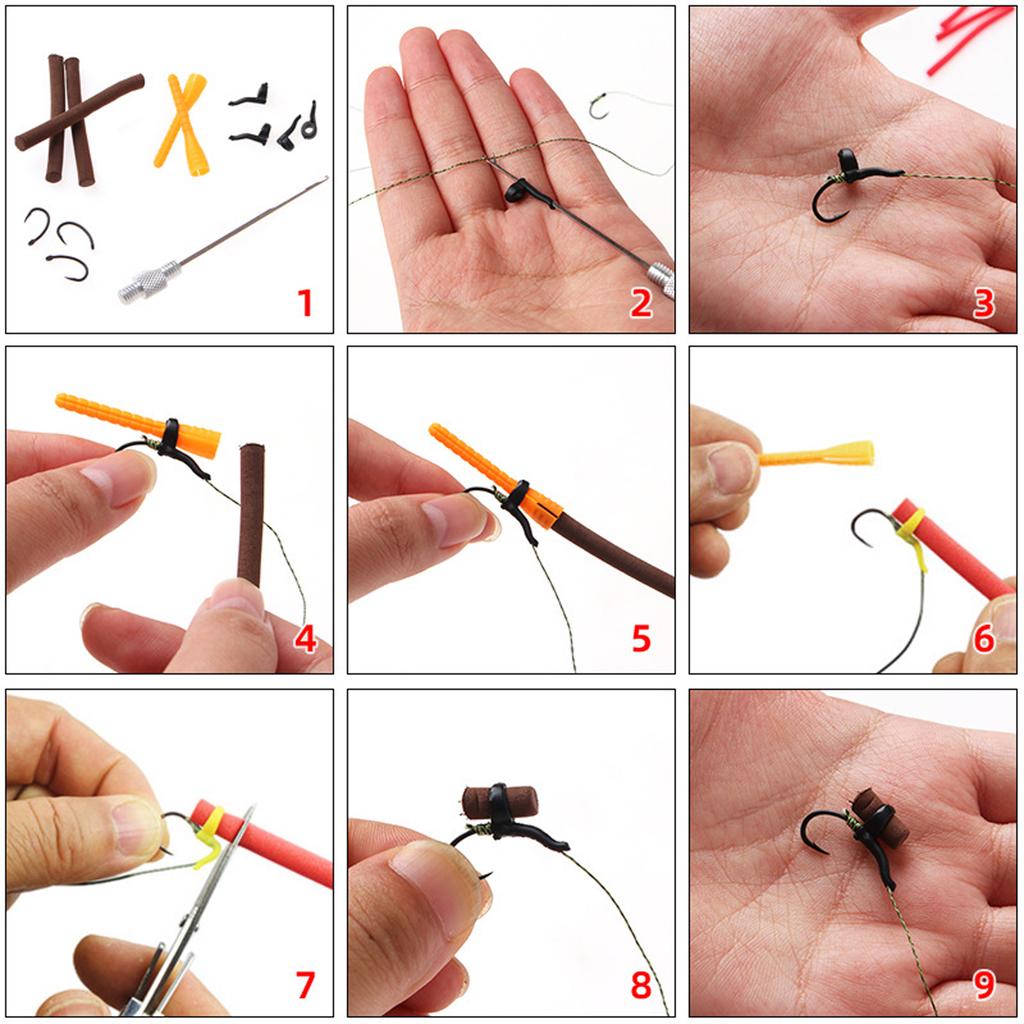 5Pcs Light Weight Fishing Foam Sticks Reusable Foam Rods Portable Cylinder Foam Sticks for Pond River Easy To Use