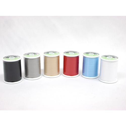 FUJIX Polyspan No. 60 100m 6 Color Set Sewing Thread