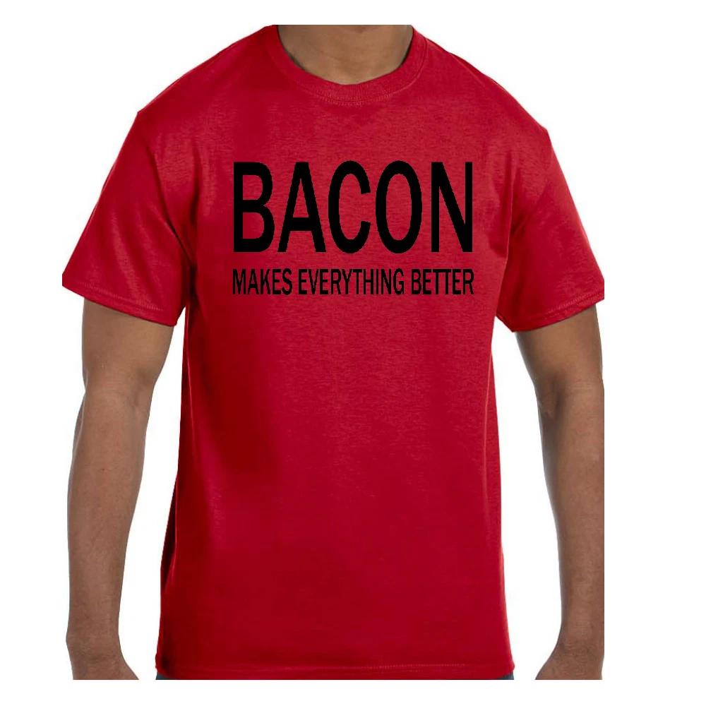 Funny Humor T shirt Bacon Makes Everything Better 3XL