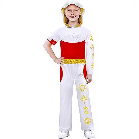 

[Long Sleeve Zombie High 4 Cosplay Dress Halloween Role Play Costume for Kids] 100cm