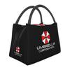 Umbrella Corporation Thermal Lunch Bag Portable Insulated Cooler Bento Bag for Picnic Work Travel Reusable Packed Lunch Box