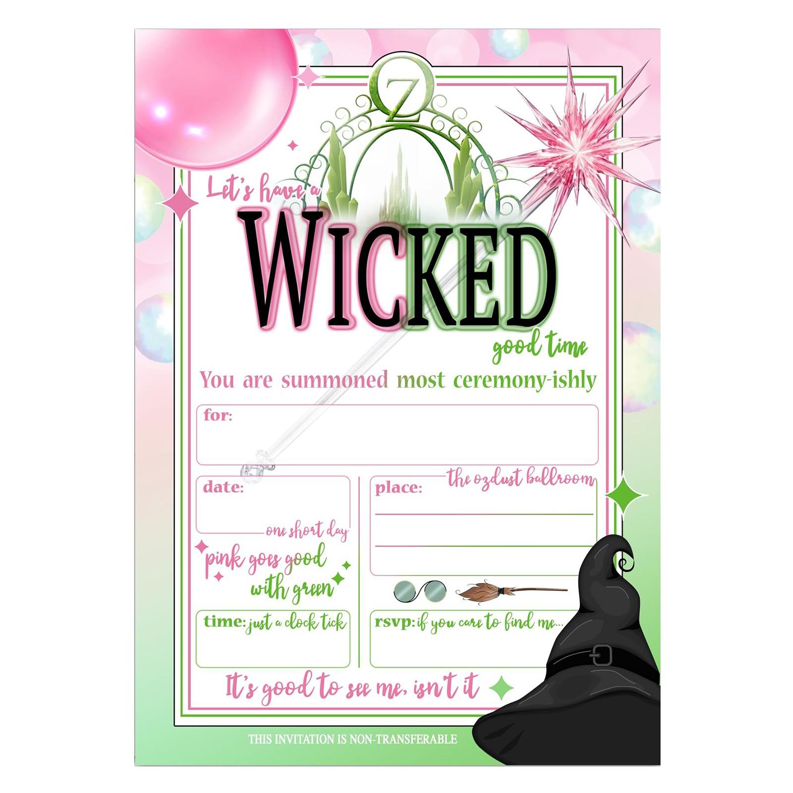 

Let s Have A Great Time - Birthday Invitations - Viewing Party Invites - Set Of 1 With Envelopes 10PCS зелёный