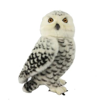 Búho nival de peluche (28 cm de alto)