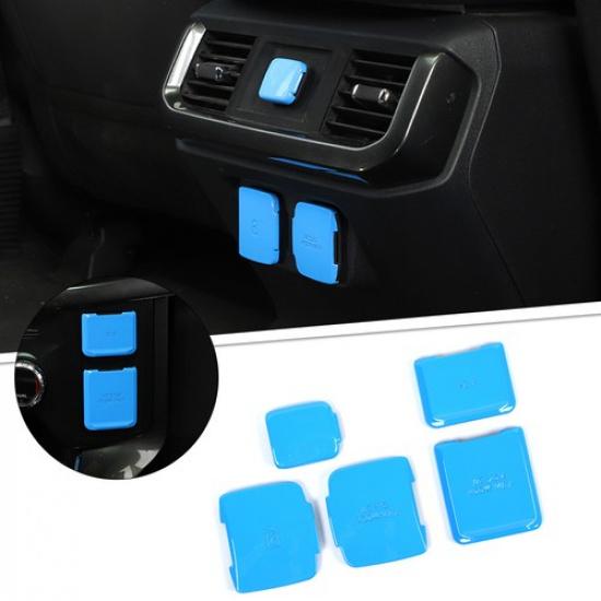 5X Front & Rear Control Power Socket Cover Trim For Ford F150 + Accessories