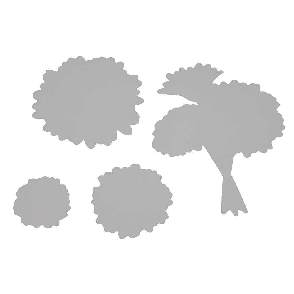 Flower Bouquet Border Metal Silvery Stencil Embossing Cutting Dies For Diy Scrapbooking Paper Album Cards Making