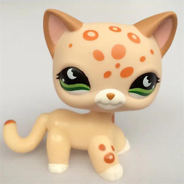 Raro Negozio di Animali lps Action Figure Stand Giocattolo Gatto Pelo Corto Vecchio Cane Originale Bassotto Pastore Alano