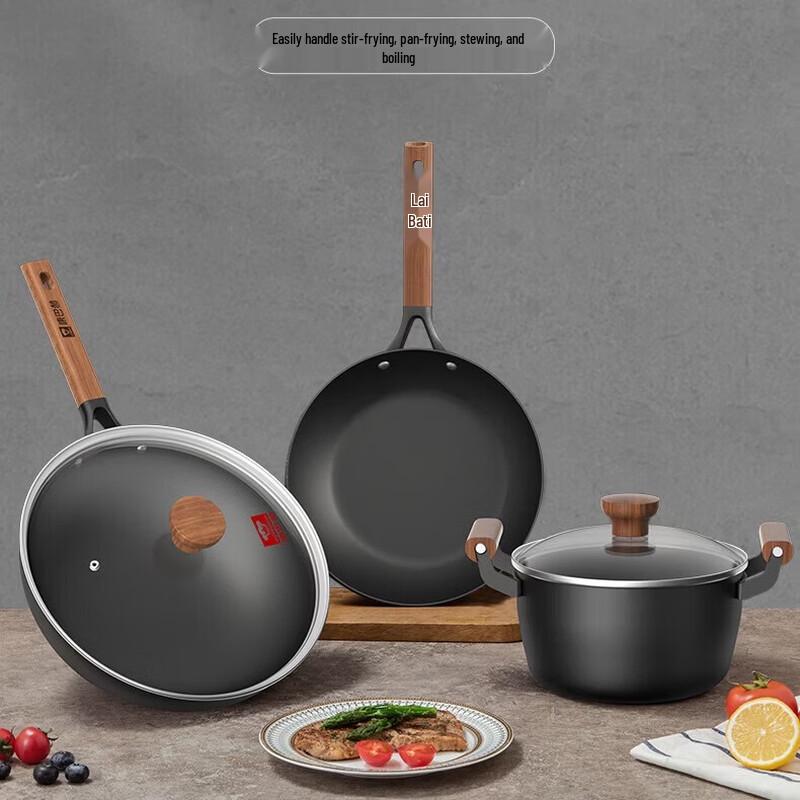 Kambach Titanium Non-stick 3-Piece Cookware Set