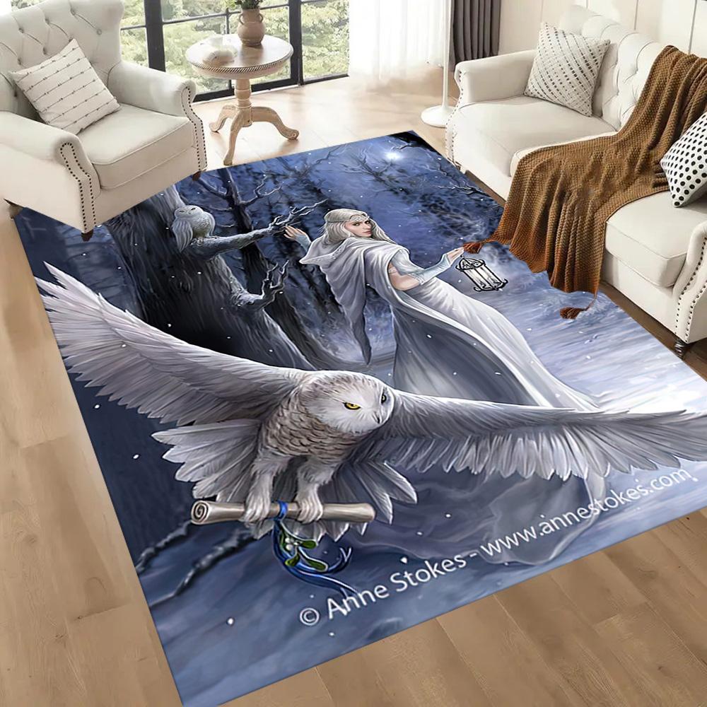 Gothic Style Floor Rug Office Rug Perfect for Foyer Game Room Kitchen Living Rooms Anti-slip Rug Office Home Decor Perfect Gift for Women/Men