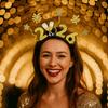 Sequin 2026 Firework Hairband Plastic Star Headdress Decorative Alphabet Headpiece  New Year's Eve