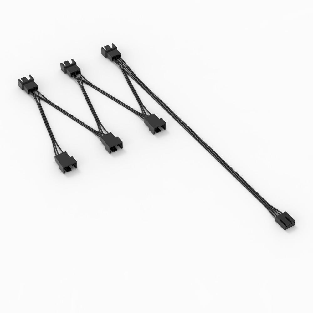 Multi-fan PWM Fan Splitter Cable 4Pin PWM Connector Practical Fan Extension Cable Computer Case