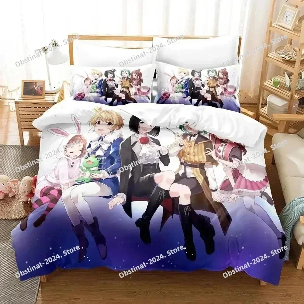 Anime Idolmaster SideM Bedding Set Printed single Comforter Quilt Bed Cover Duvet Cover Pillow Case 3 Pieces Set Kids Adult Size