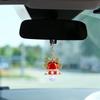Car Cartoon Decoration Decorative Cartoon Car Charm Car Interior Accessory Cute Festive Hanger For Christmas Tree Backpack Home