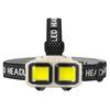 New HX-816 COB LED Headlamp Waterproof USB Rechargeable Powerful Headlamp 4 Light Levels Head Torch Camping Use
