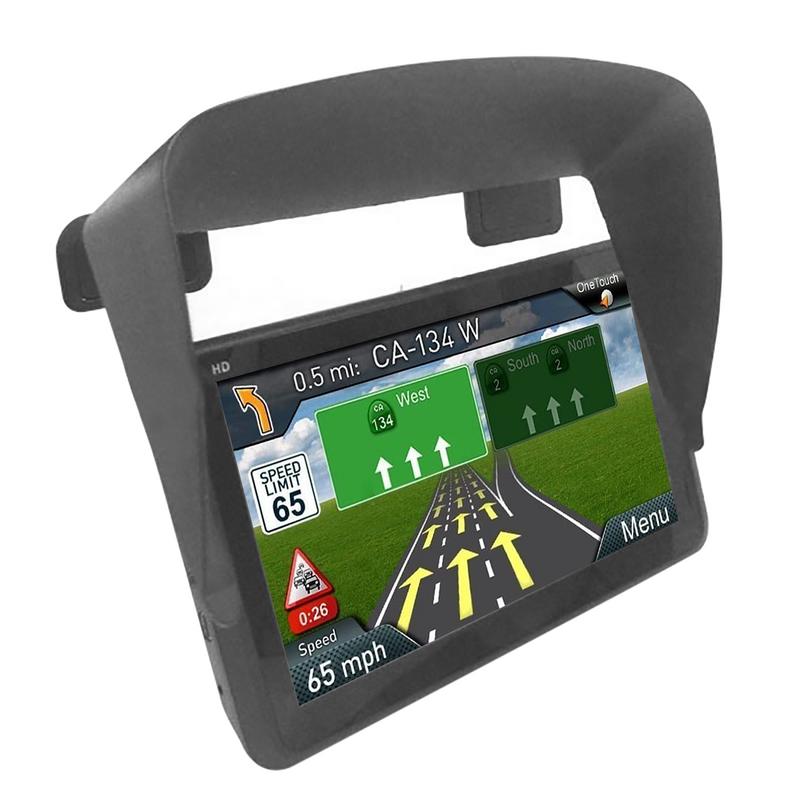 Portable Anti Glare GPS Sun Shade Cover For 6 And 7 Inches GPS Navigator Sunshade Visor Automotive Interior Supplies Dropship