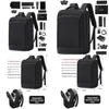 Oxford Cloth Business Laptop Backpack With Waterproof Design For Professionals And Travel