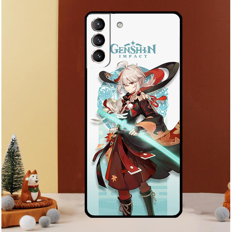 Genshin Impact Kaedehara Kazuha Case For Samsung Galaxy S25 Ultra S23 S20 FE S21 S22 S24 Plus S9 S10 S25 FE Cover Funda