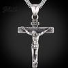Women Necklace Jesus Pendant Men Cuban Chain Retro Stylish Religious
