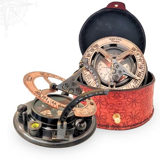 

Working Sundial Compass, Sundial, Anniversary for Men, Birthday , Christmas , Baptism gift