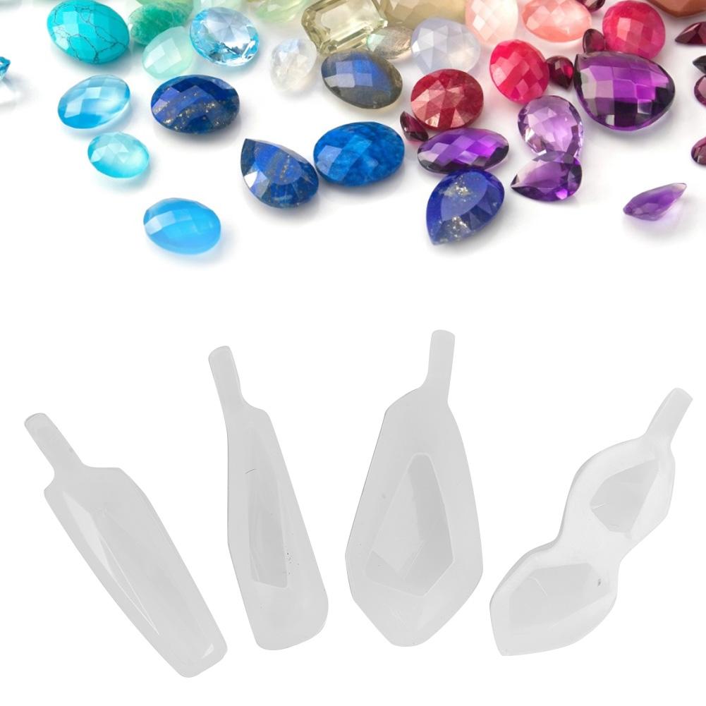 2 Sets Silicone Gel Resin Casting Molds DIY Craft Jewelry Pendant Making Mold