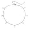 2021 New Fashion Simple Style Women's Alloy Electroplated Necklace Long Personality Five-Pointed Star Pendant C179