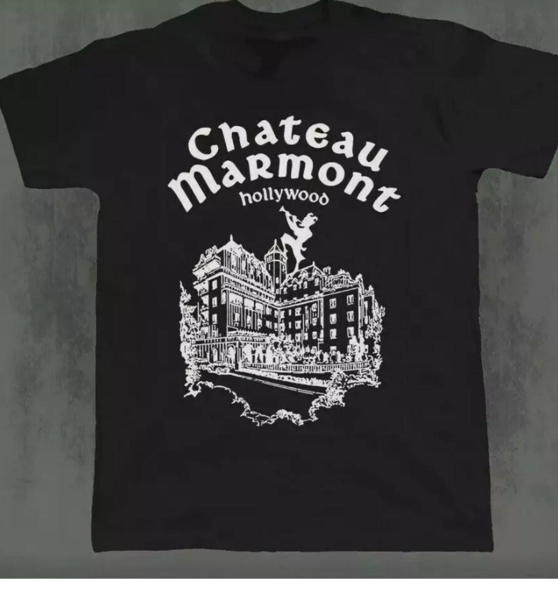 26 Chateau Marmont Hollywood Hotel Black T-shirt S-5XL BUY NOW! Unisex T-Shirt M